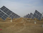 Solar tracking system plant in China