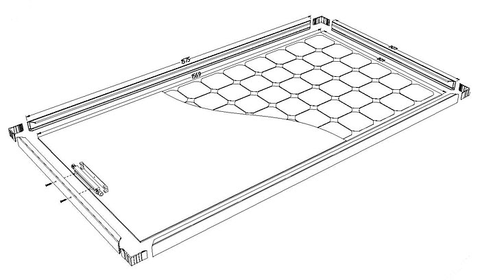 Scheme of bifacial solar panel