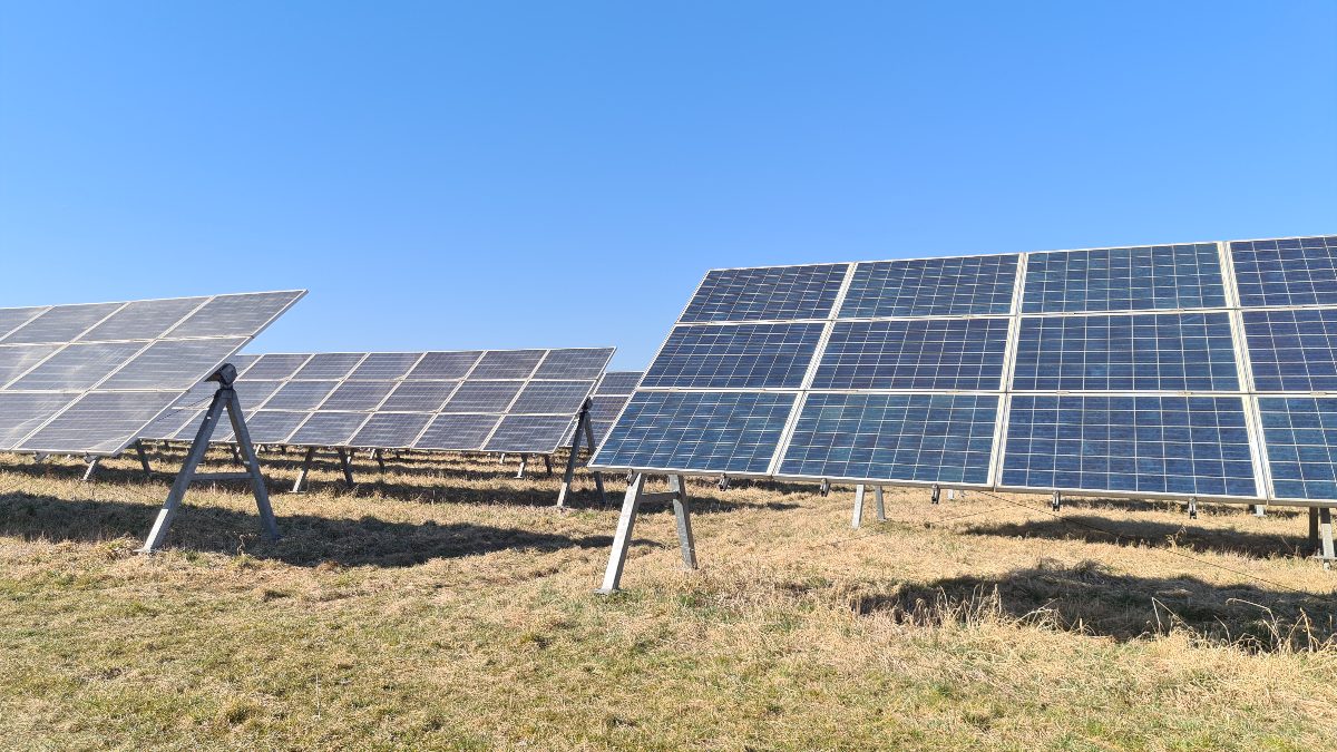 3 MW photovoltaic plant in the Czech Republic, 2022.
